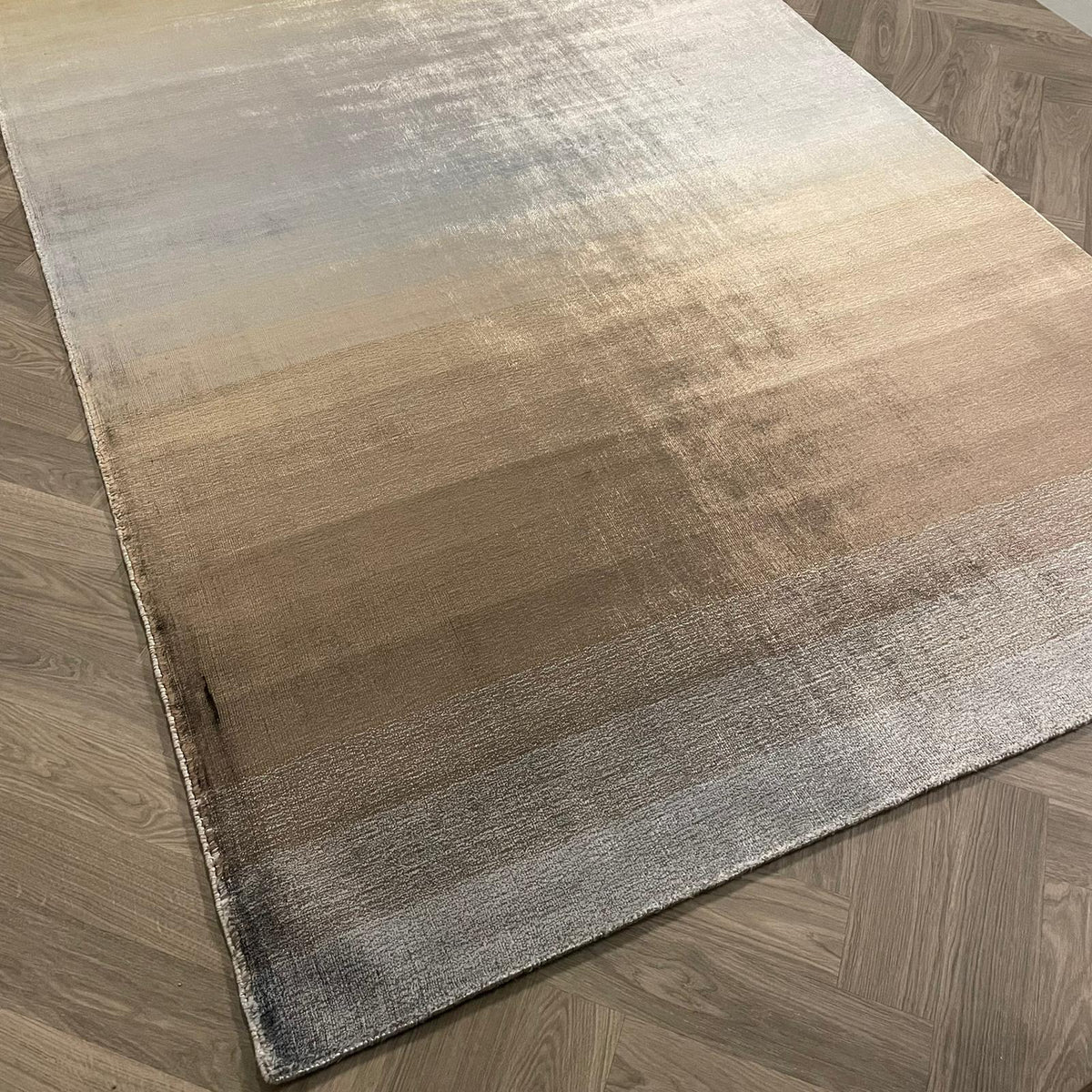 Brinker Velvet 11826 Ash Vloerkleed - 200x350cm - QF Living