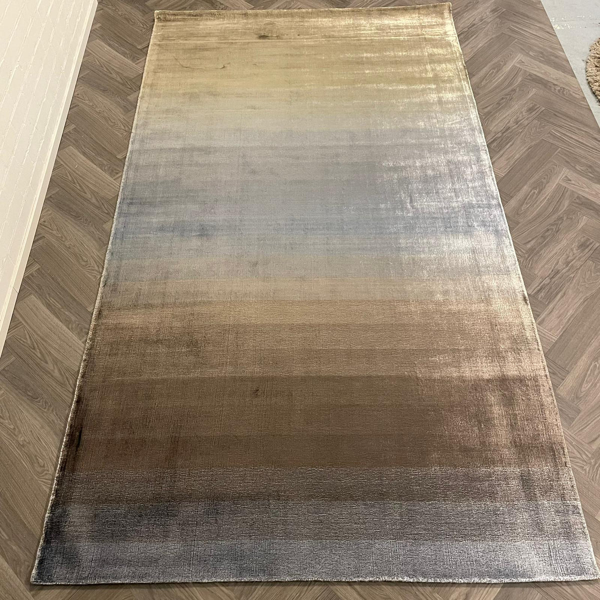 Brinker Velvet 11826 Ash Vloerkleed - 200x350cm - QF Living