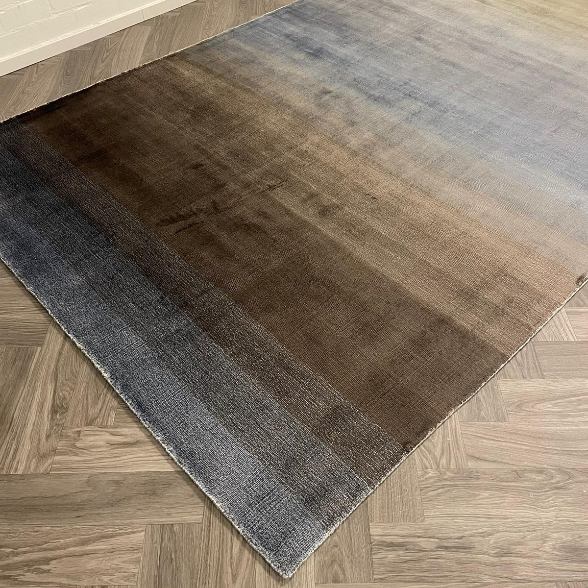 Brinker Velvet 11826 Ash Vloerkleed - 200x350cm - QF Living