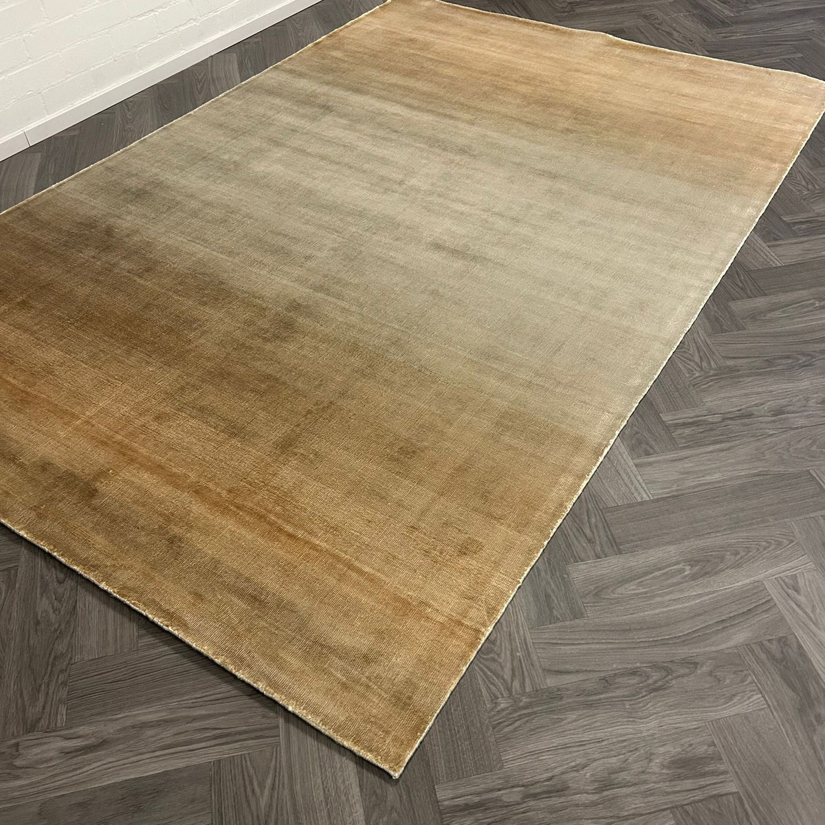 Brinker Velvet 11995 Beige Pistache Vloerkleed - 240x340cm - QF Living