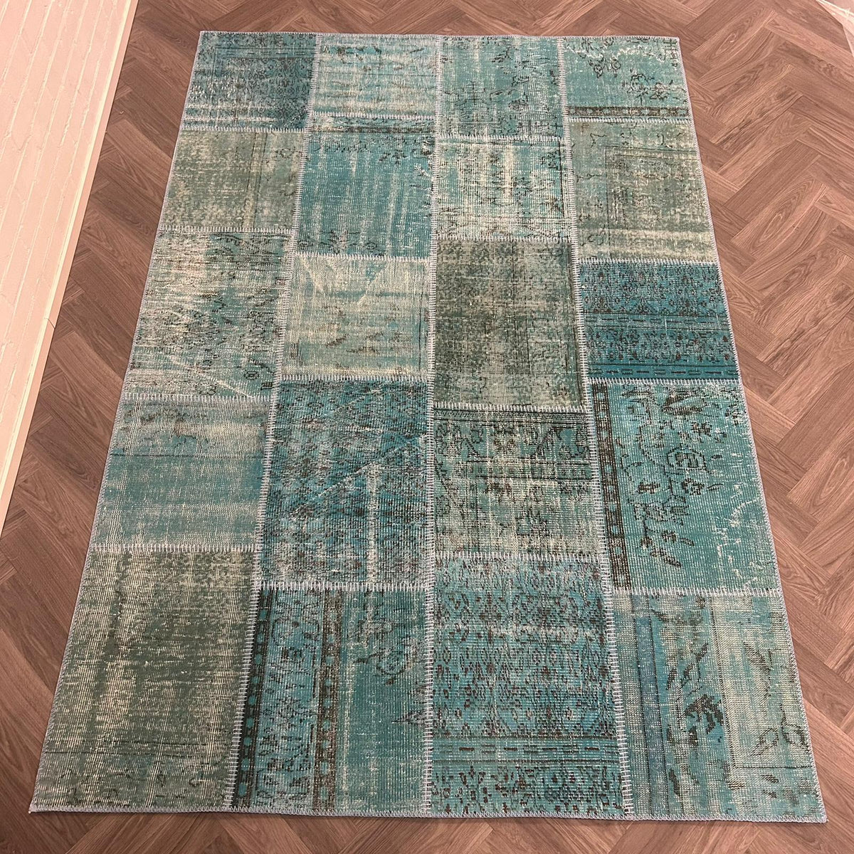 Brinker Vintage Turquoise Vloerkleed - 200x300cm - QF Living