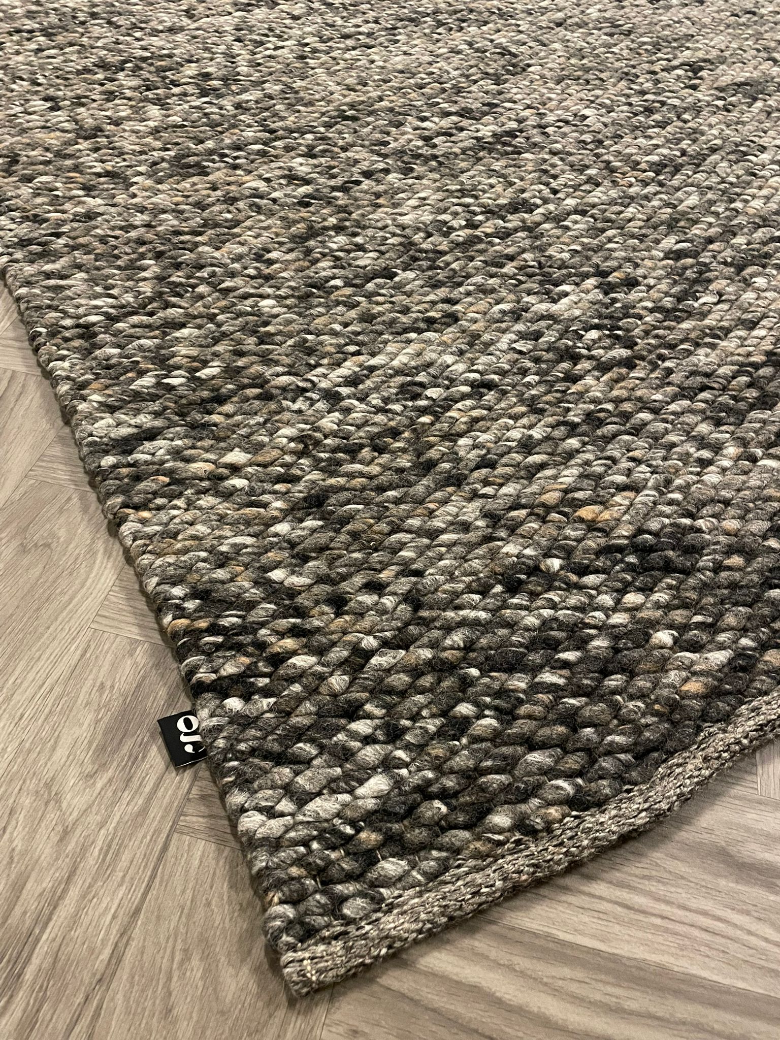 Goossens Xen Antraciet Vloerkleed - 170x230cm - Vloerkleden Koning