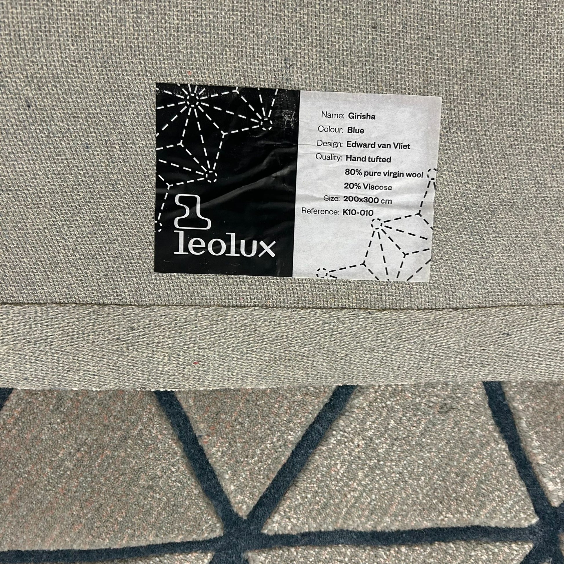 Leolux Girisha Blue Vloerkleed - 200x300cm - Vloerkleden Koning
