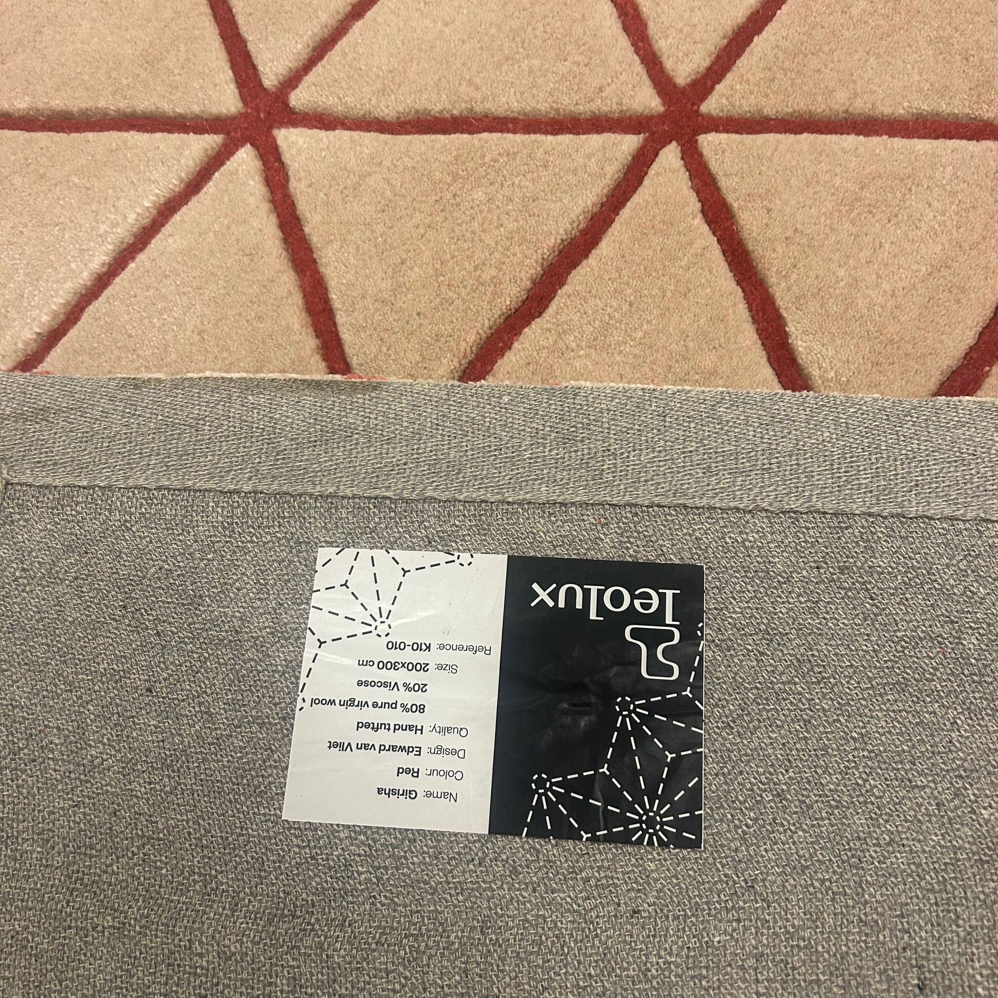 Leolux Girisha Red Vloerkleed - 200x300cm - Vloerkleden Koning