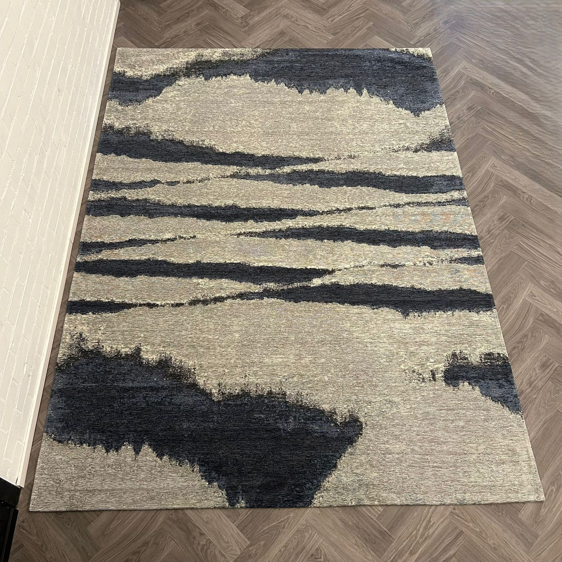 Montèl Bonnier Blue Vloerkleed - 240x340cm - Vloerkleden Koning