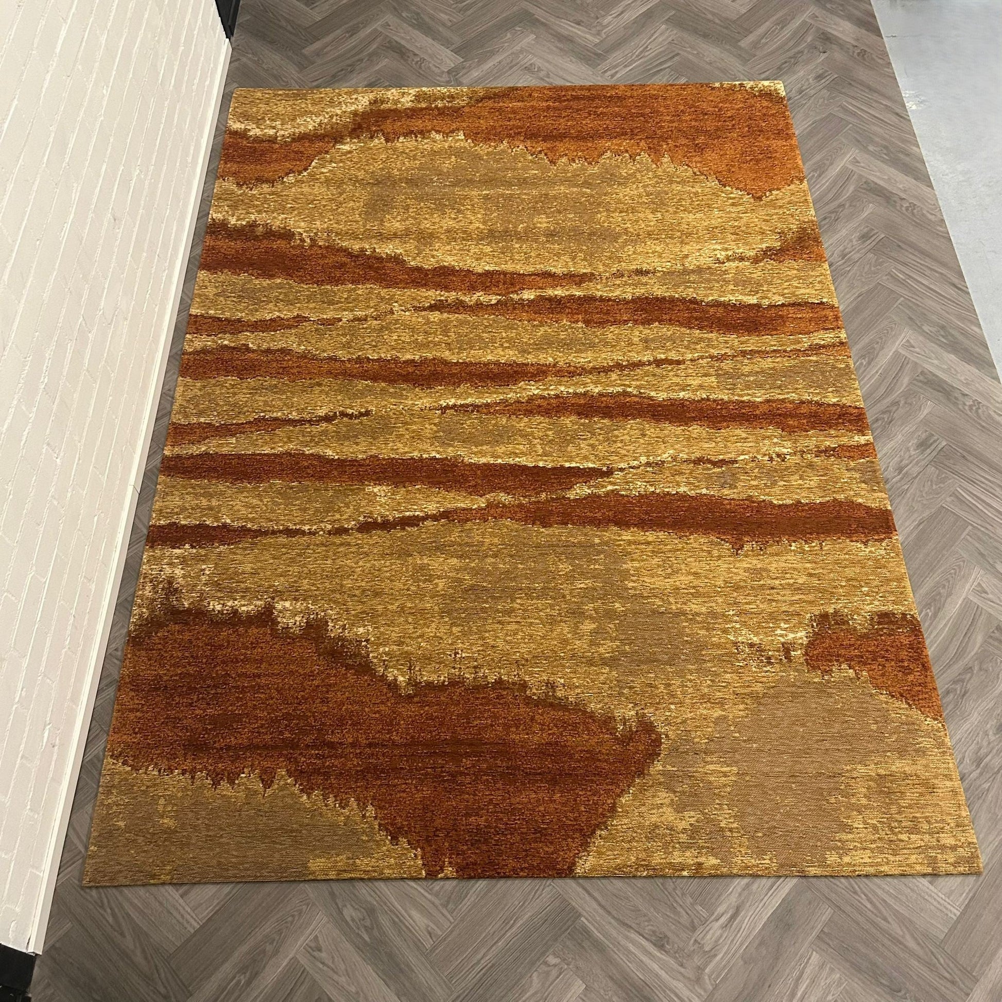 Montèl Bonnier Cognac Vloerkleed - 240x340cm - aanzicht 3 - Vloerkleden Koning