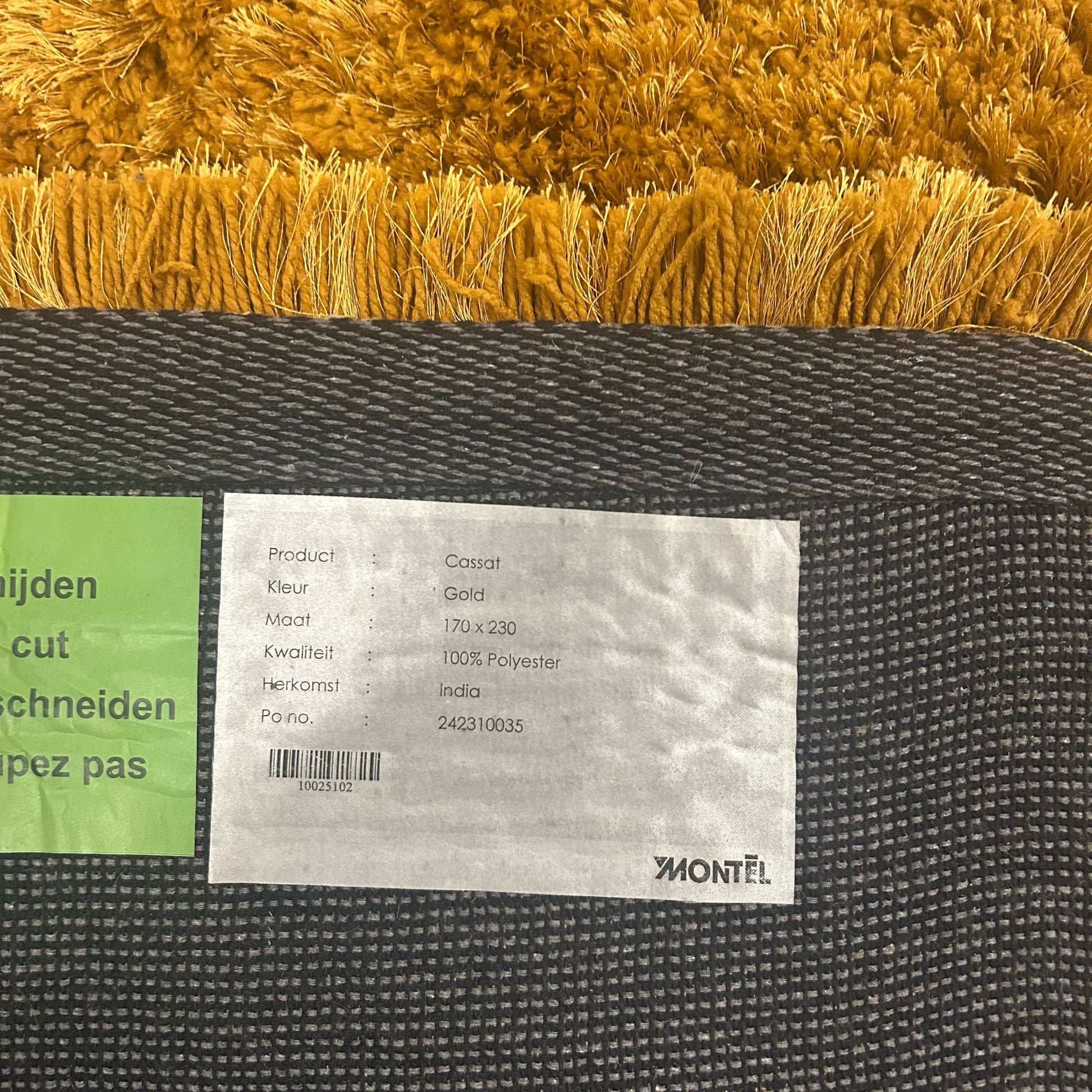 Montèl Cassat Gold Vloerkleed - 170x230cm - Vloerkleden Koning