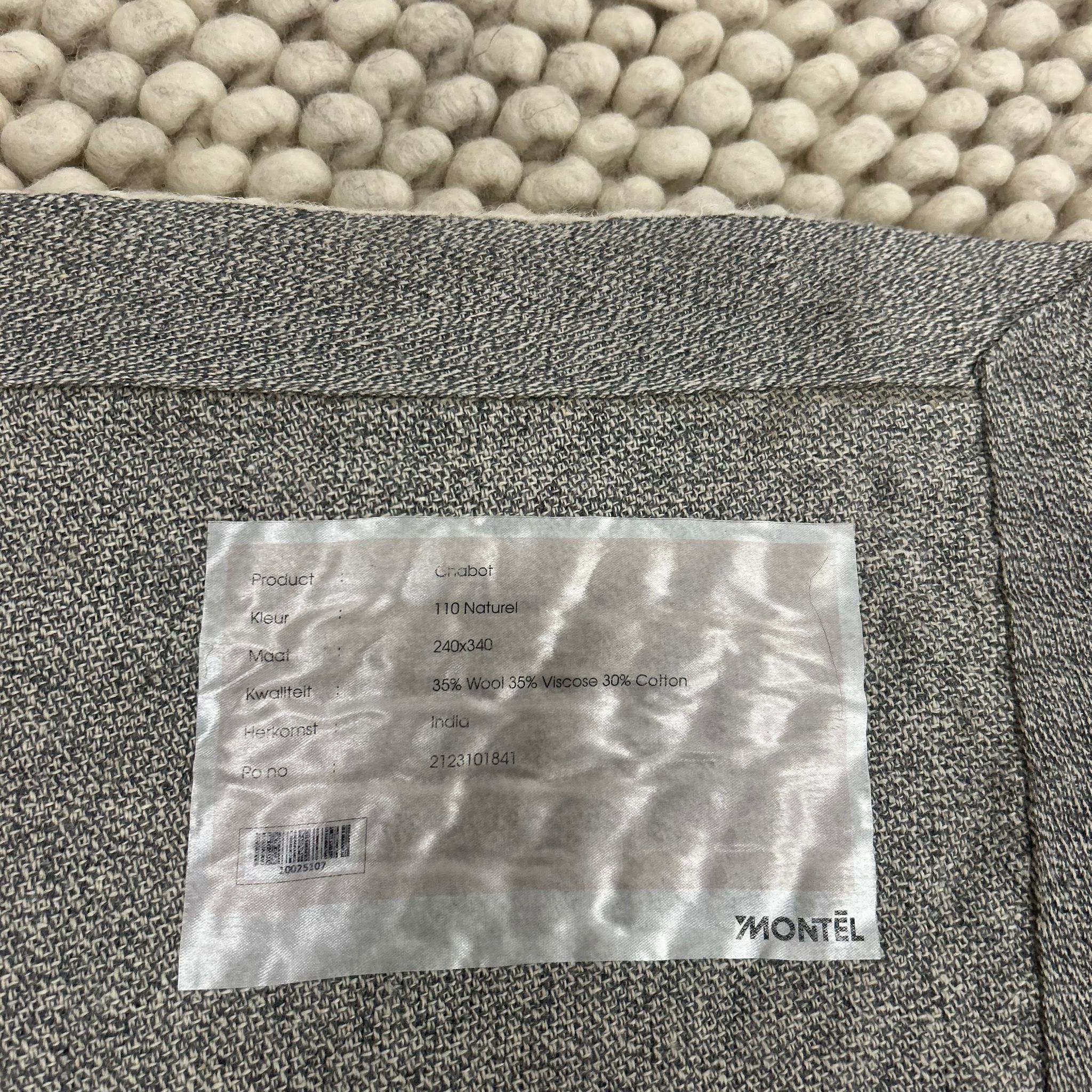 Montèl Chabot 110 Naturel Vloerkleed - 240x340cm - Vloerkleden Koning