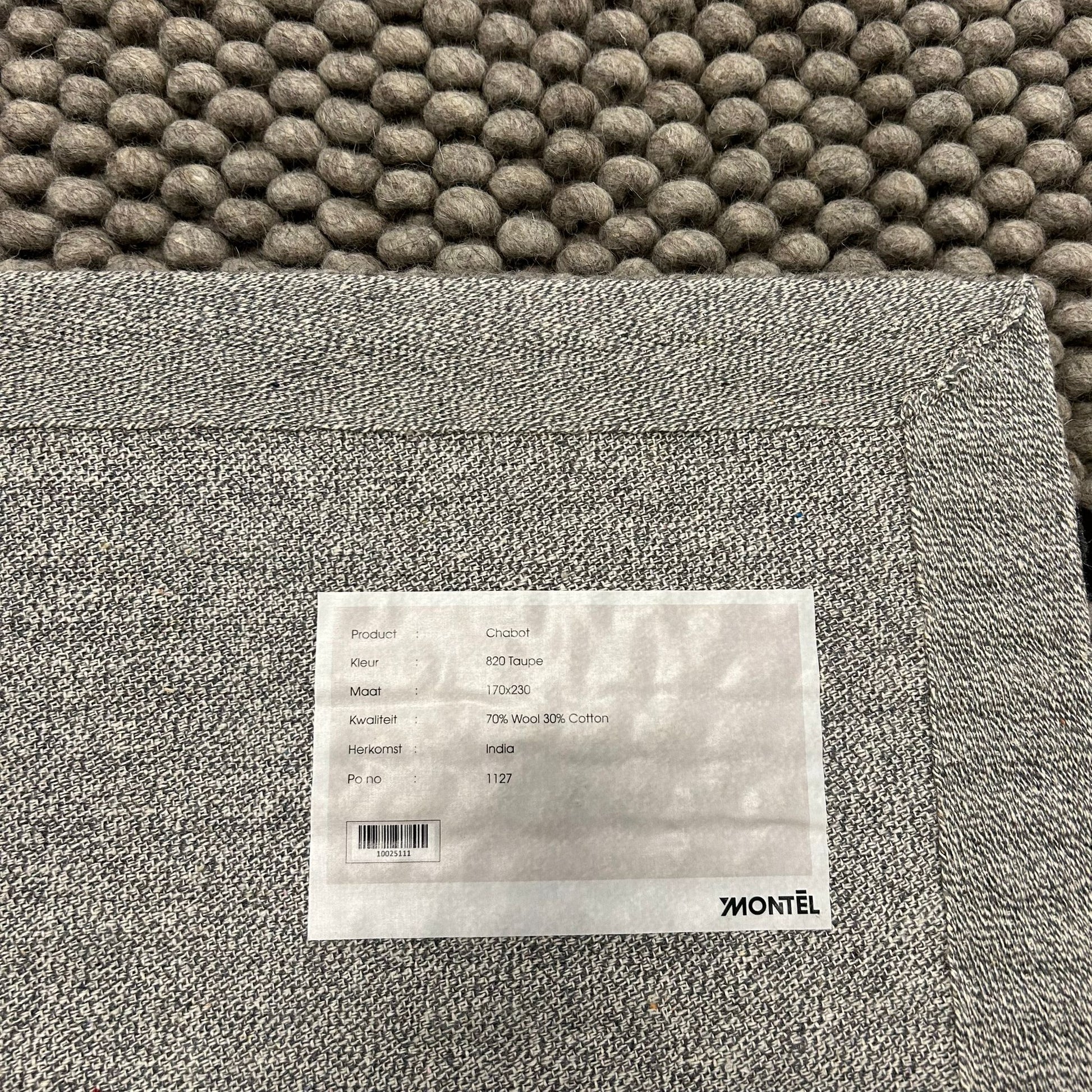 Montel Chabot 820 Taupe Vloerkleed - 200x300cm - aanzicht 5 - Vloerkleden Koning