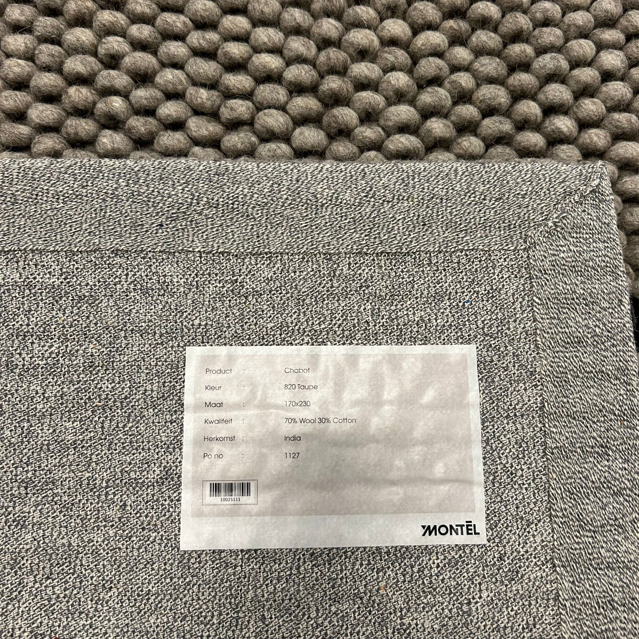 Montel Chabot 820 Taupe Vloerkleed - 200x300cm - QF Living