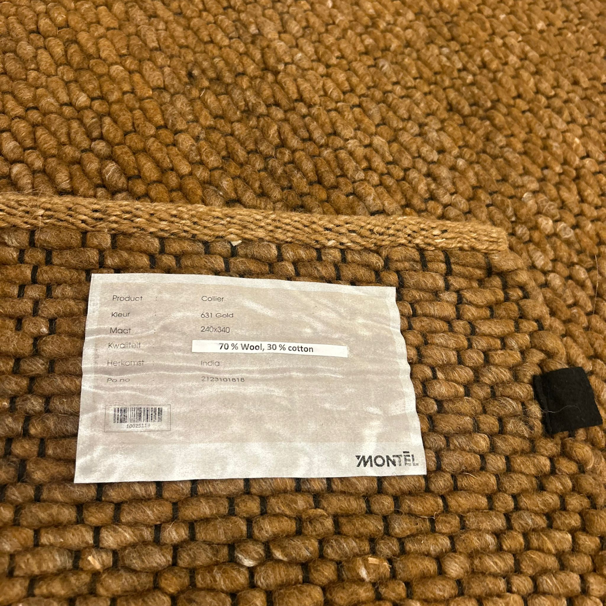 Montèl Collier Gold Vloerkleed - 240x340cm - Vloerkleden Koning