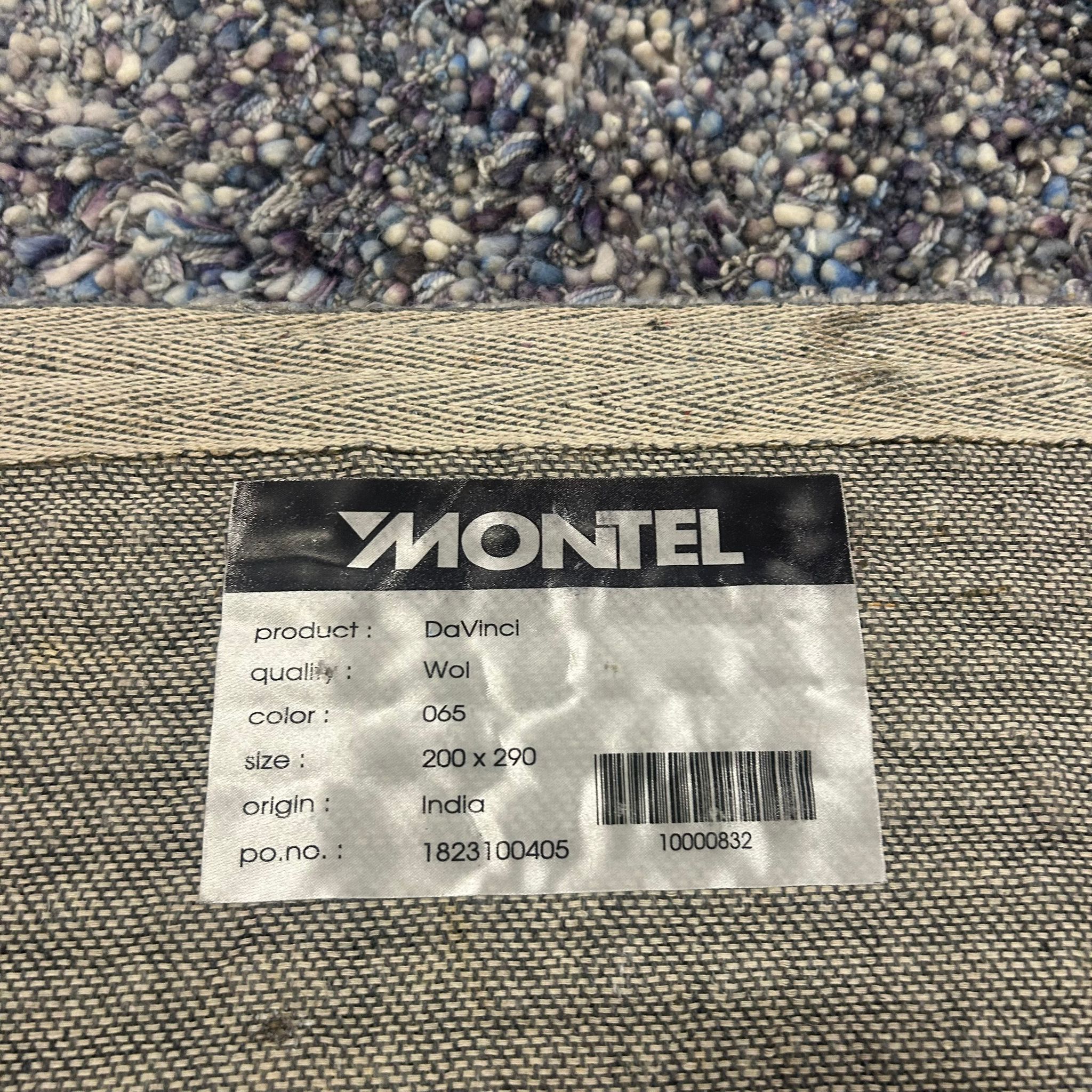 Montel Da Vinci 65 Blauw Vloerkleed - 200x290cm - Vloerkleden Koning