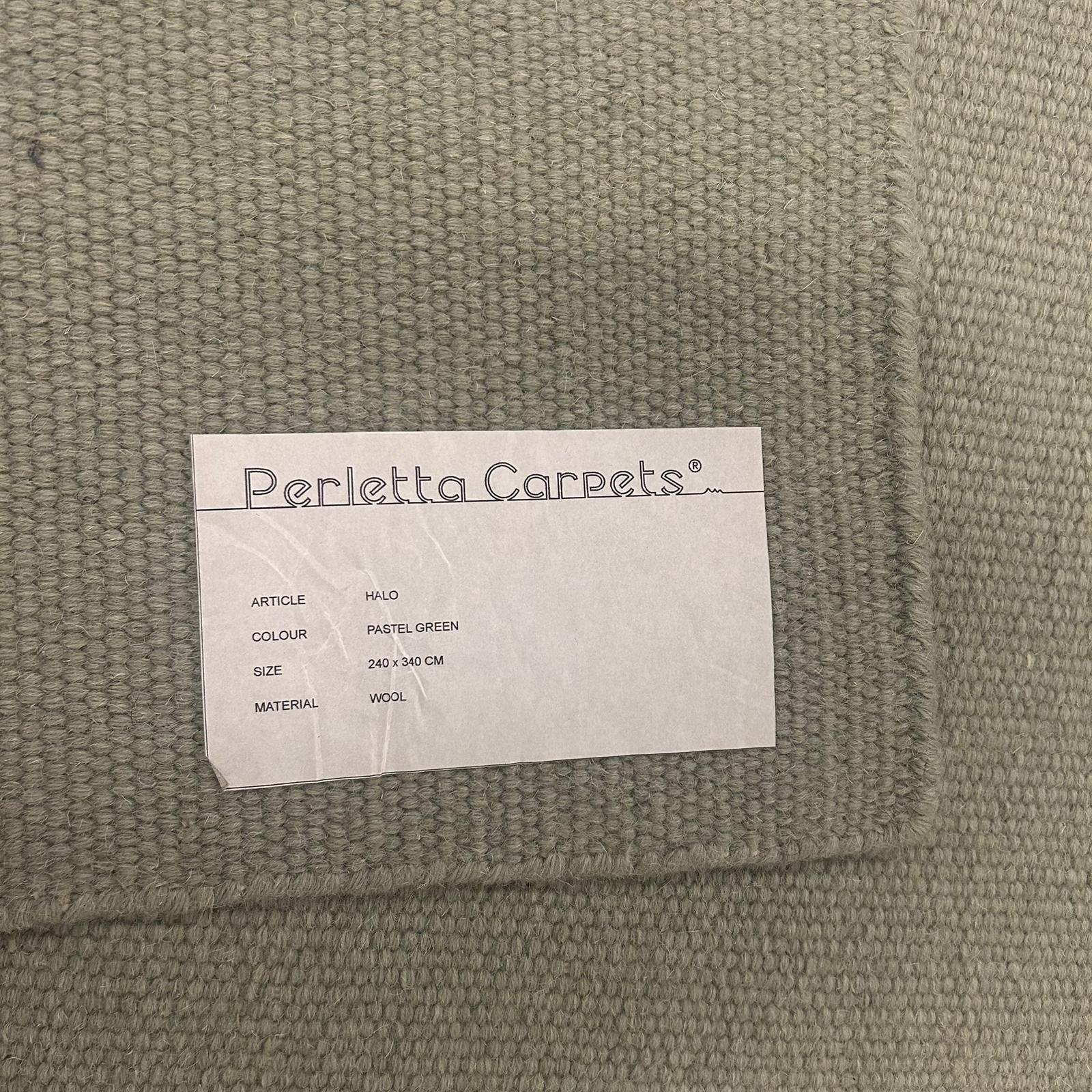 Perletta Carpets Halo Pastel Green Vloerkleed - 240x340cm - aanzicht 4 - Vloerkleden Koning